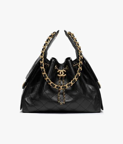 Chanel Quilted 25 Handbag Medium in Black - image 1 | MOAH