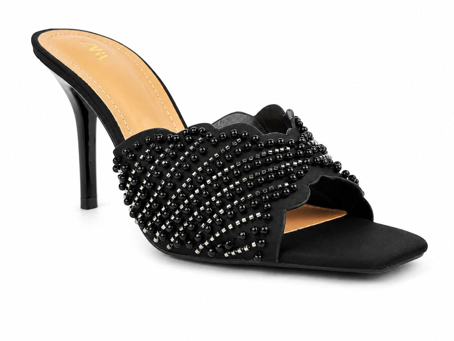 Classic High-Heel Mules - Black - image 5