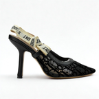 Pointed Slingback Pump - Black - image 1