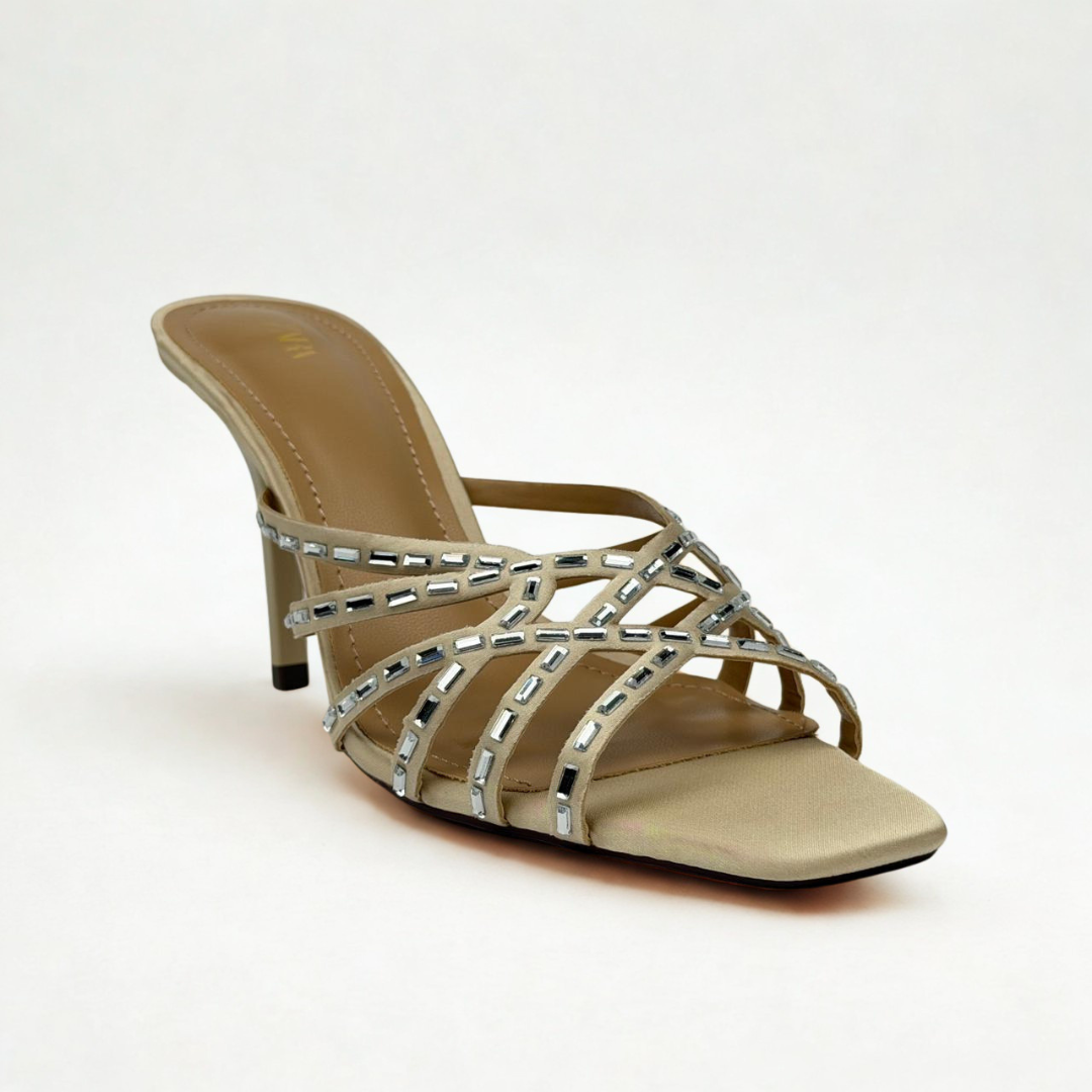Classic Mid-Heel Pumps - Beige - image 5