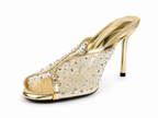 Metallic Mule Heels - Silver - image 3
