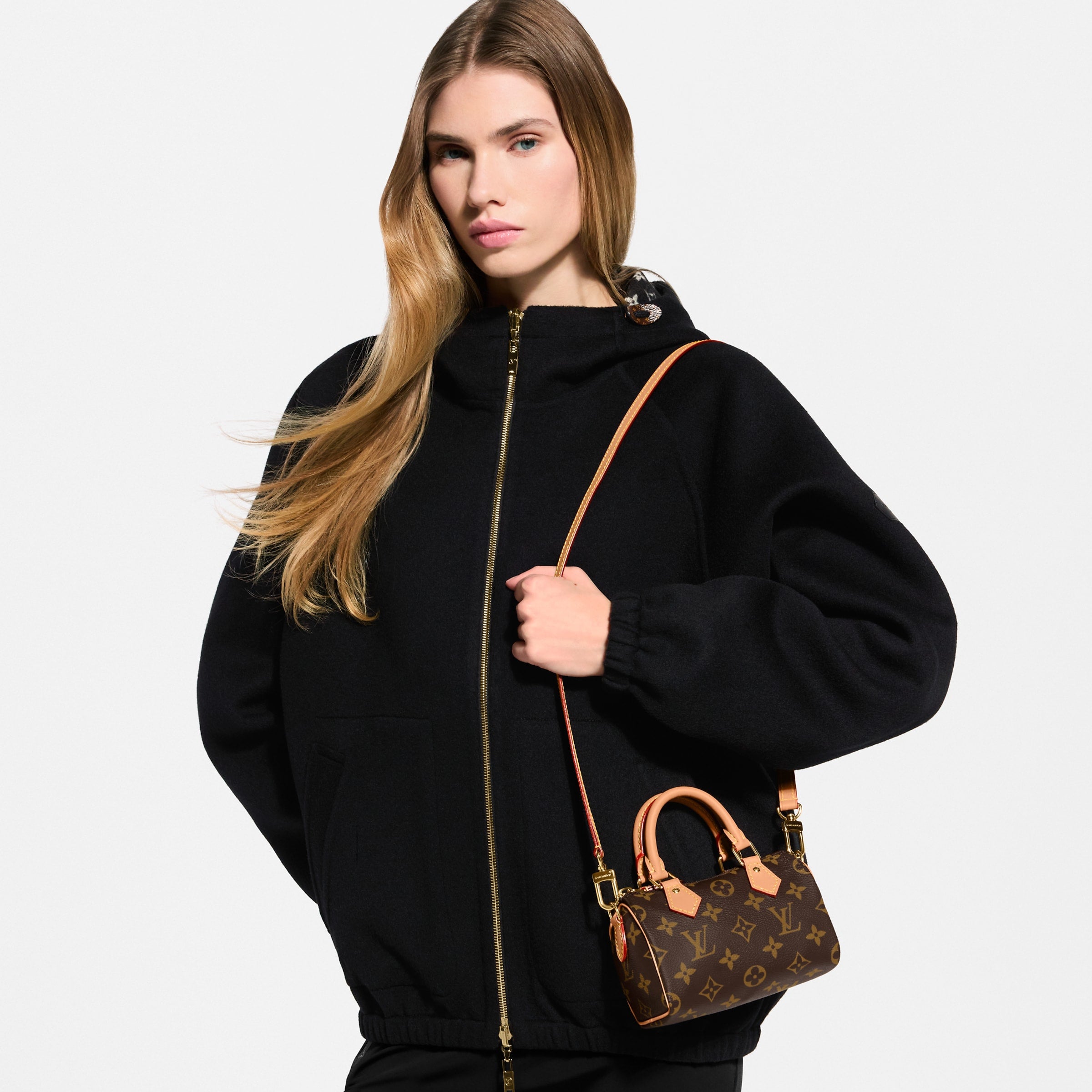 Louis Vuitton Nano Speedy Handbag - product view | MOAH