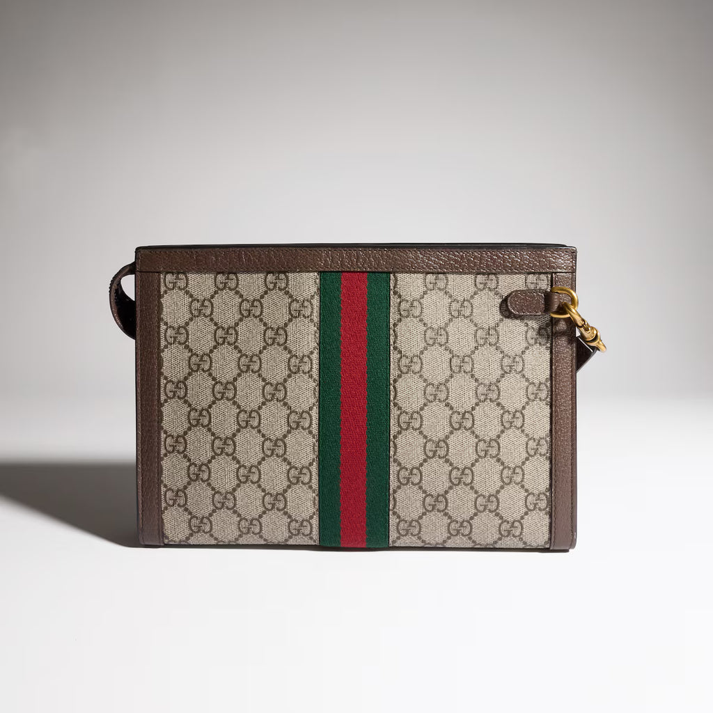 Gucci Ophidia Medium Pouch interior with six card slots - detail view | MOAH