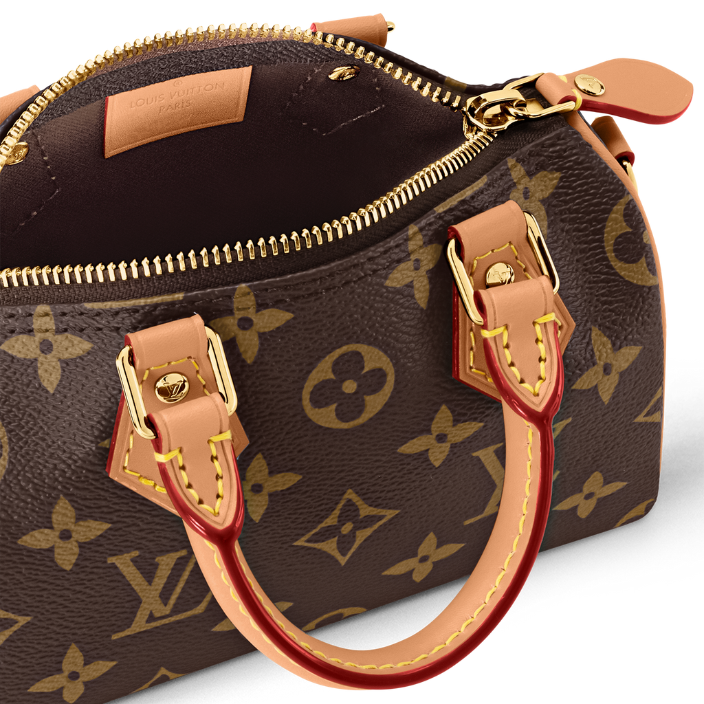 Louis Vuitton Nano Speedy Handbag - product view | MOAH