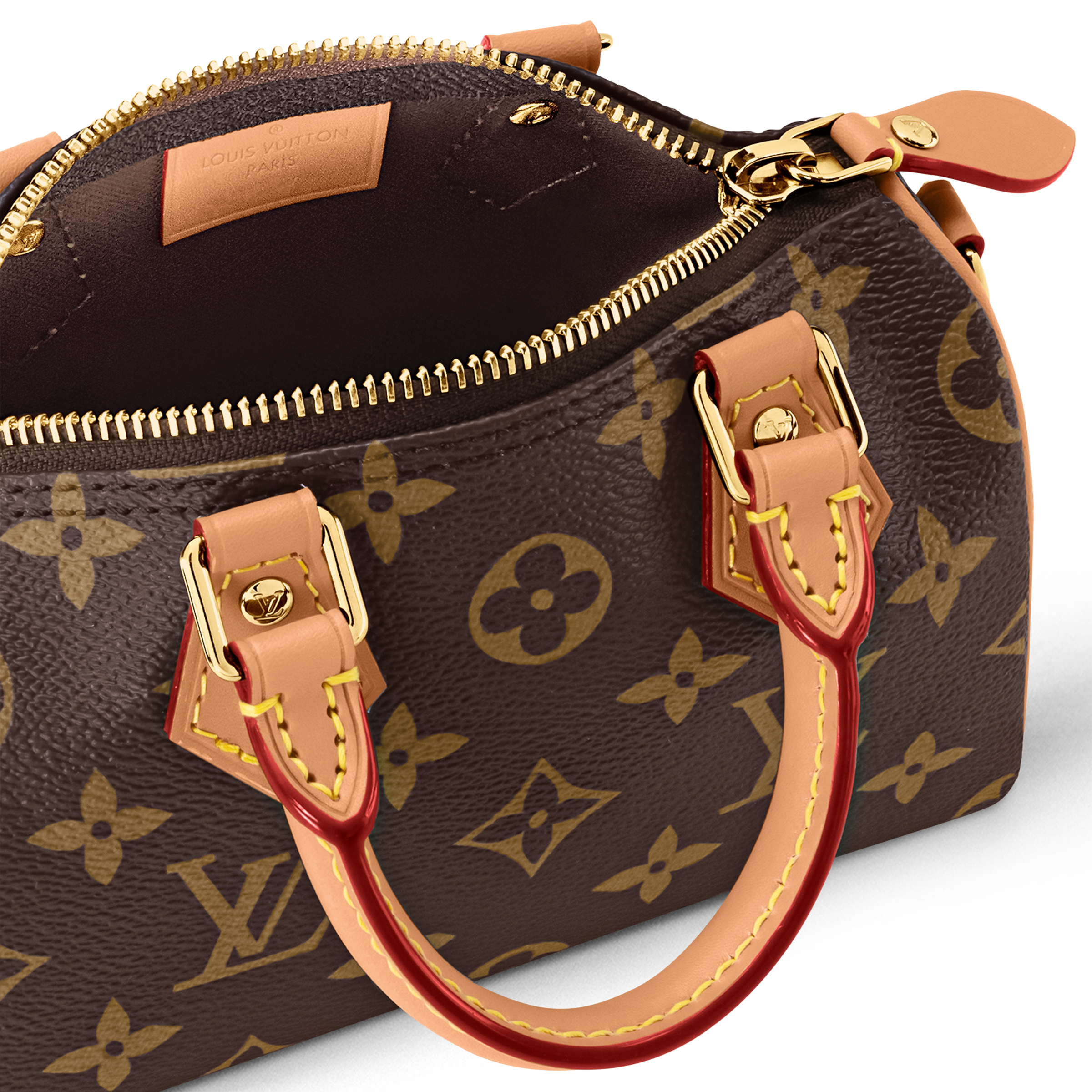Louis Vuitton Nano Speedy Handbag - product view | MOAH
