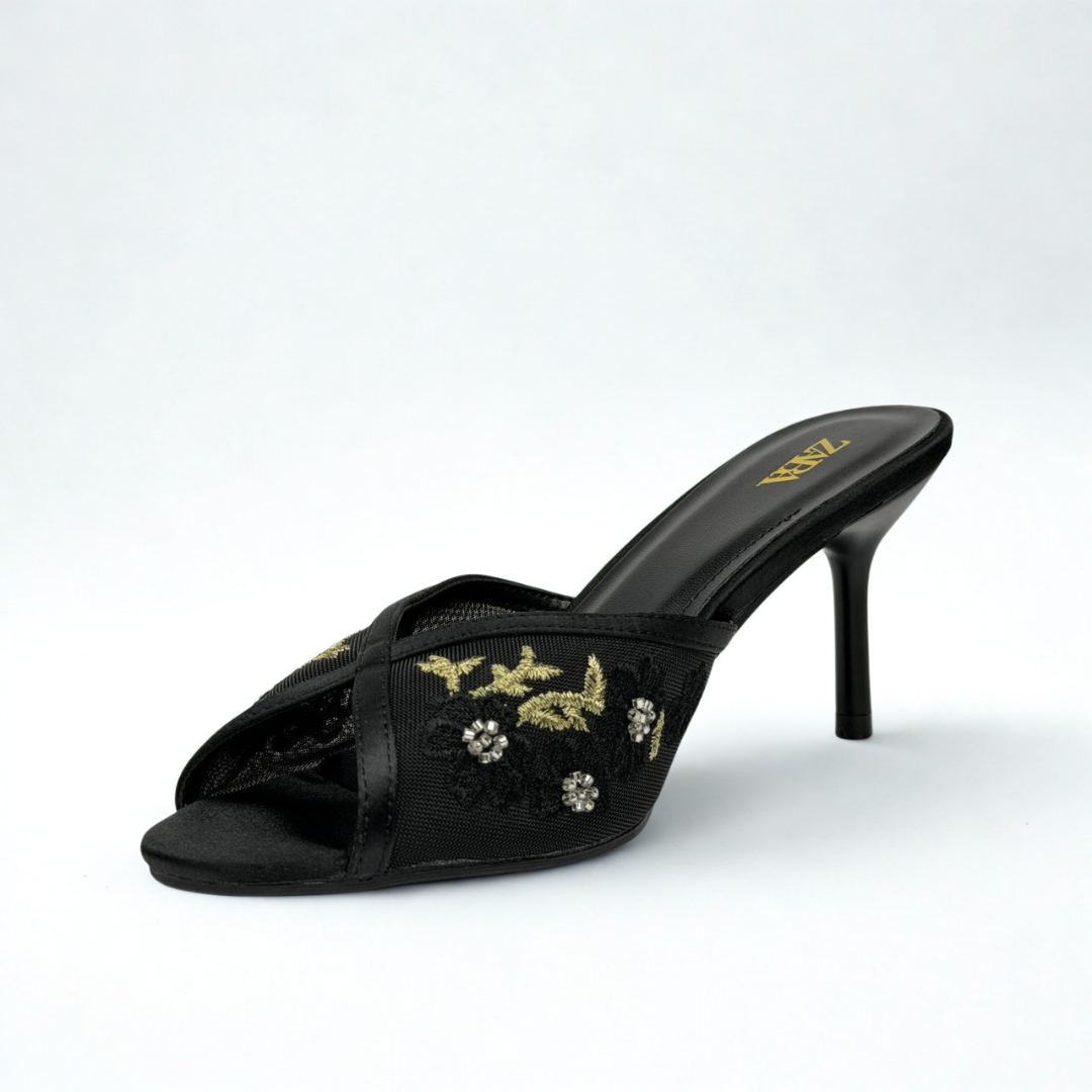 Mid-Heel Pumps - Black - image 3
