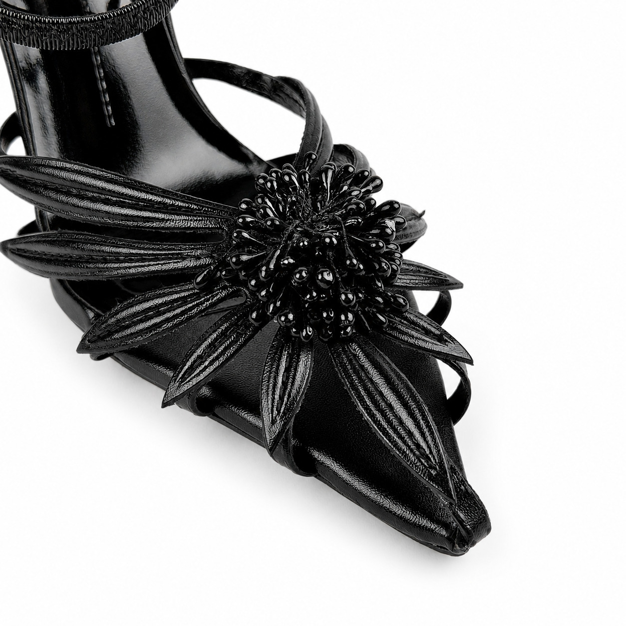 Sleek High-Heel Mules - Black - image 4