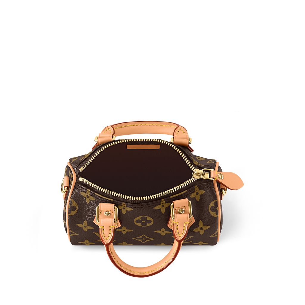 Louis Vuitton Nano Speedy Handbag - product view | MOAH