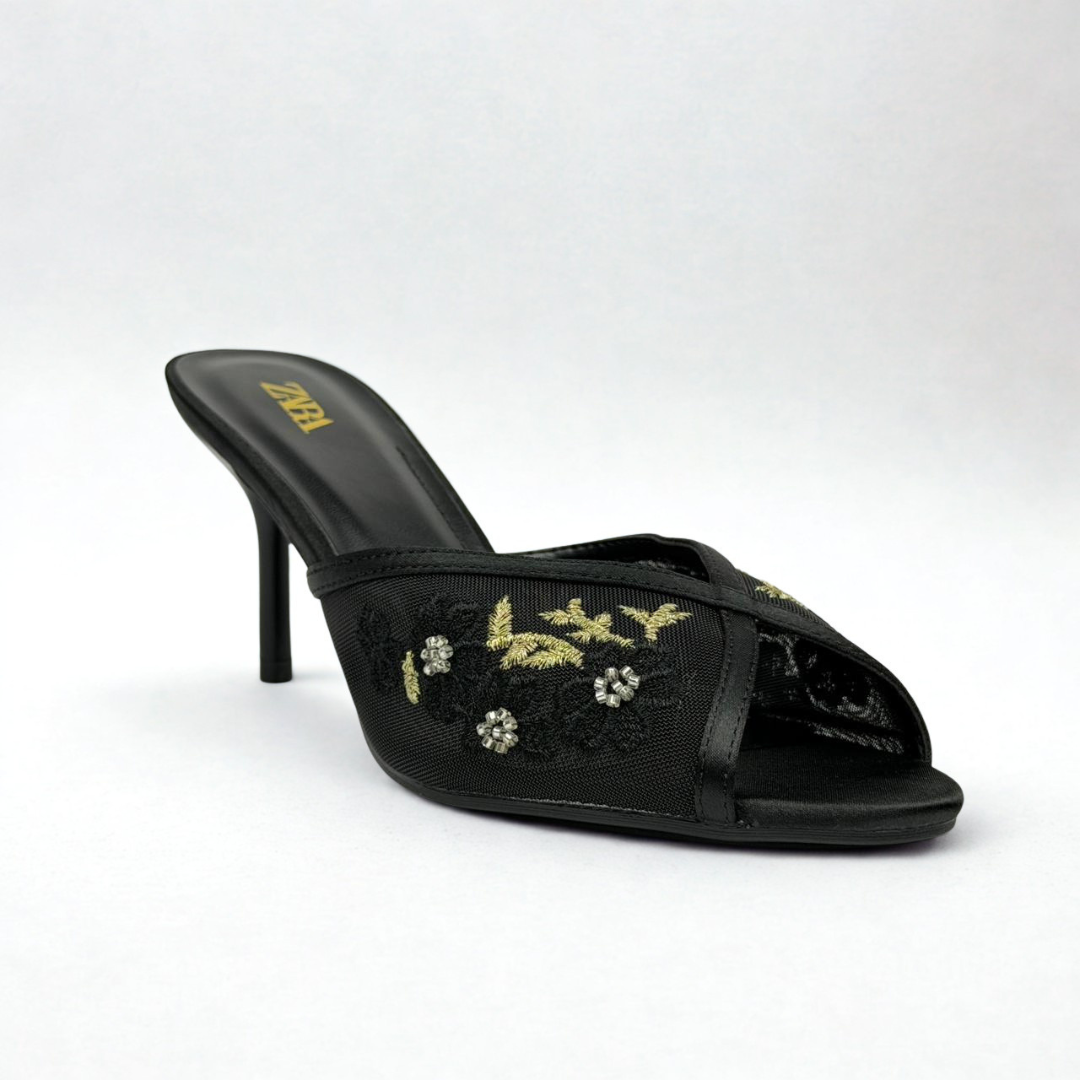 Mid-Heel Pumps - Black - image 2
