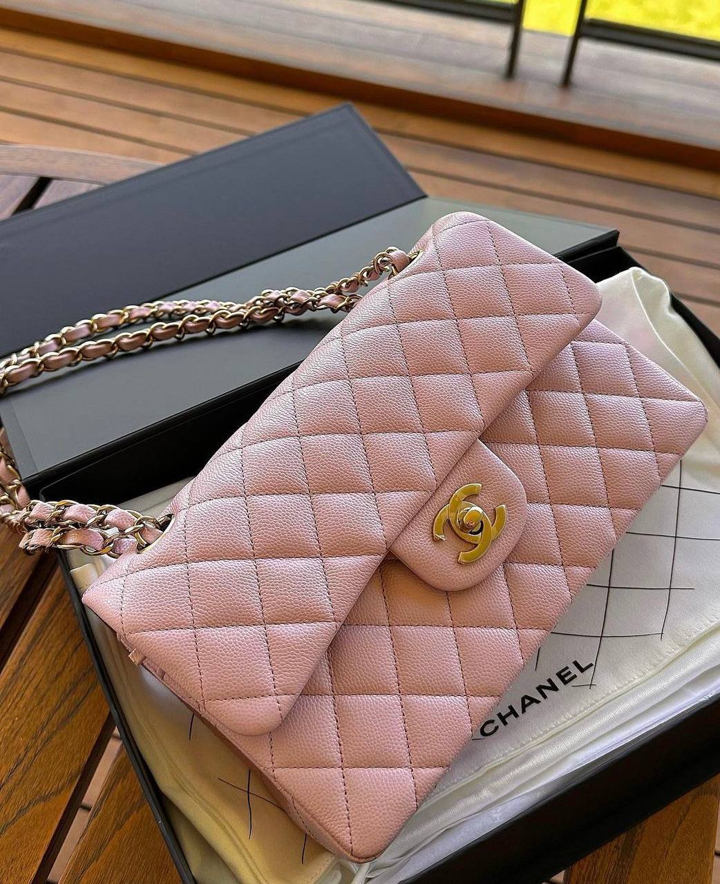 Chanel Small Classic Handbag – front view