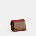 Coach Idol Bag with Snakeskin Detail in Black / Tan / Rust - image 9 | MOAH