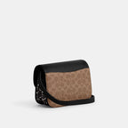 Coach Idol Bag with Snakeskin Detail in Black / Tan / Rust - image 6 | MOAH