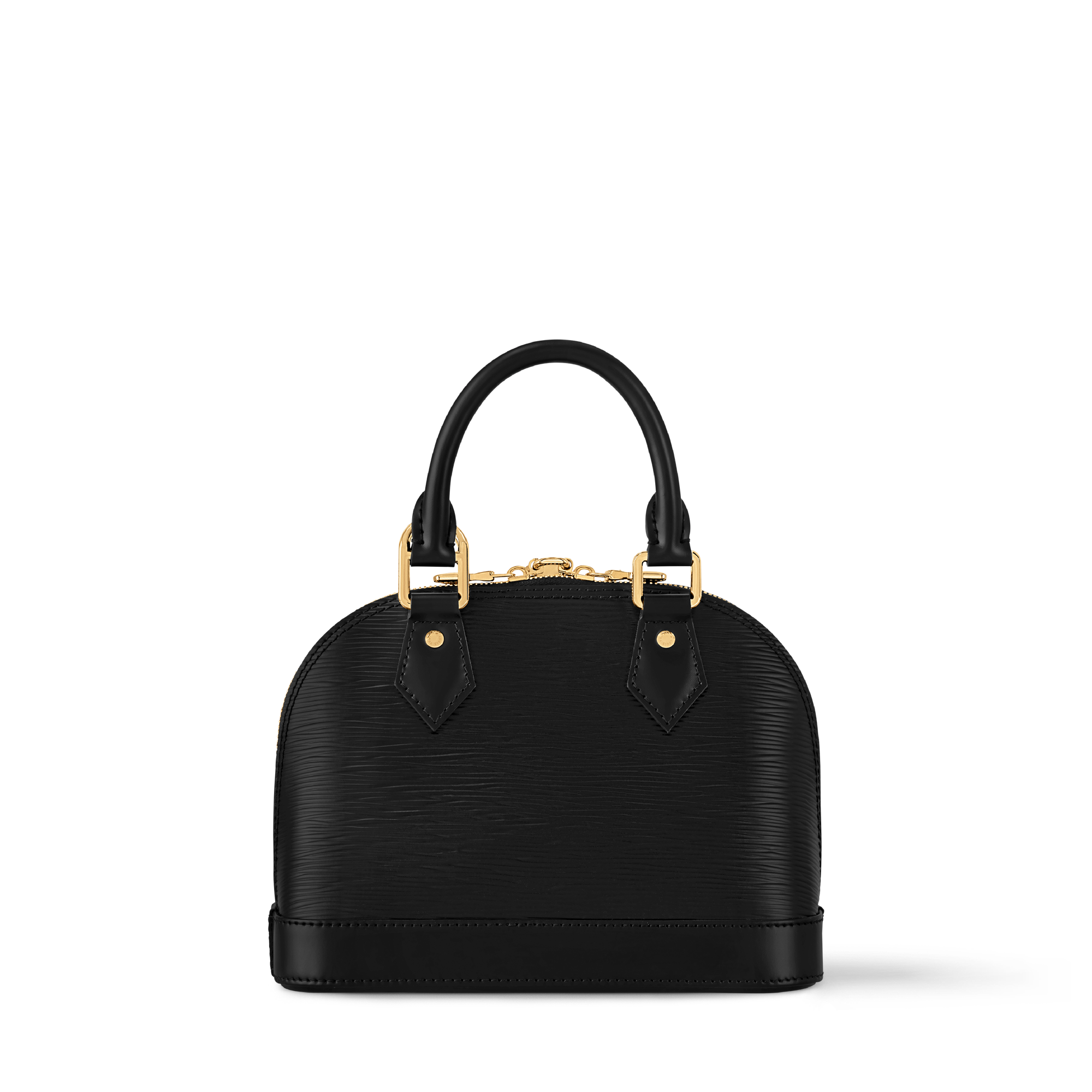 Louis Vuitton x TM Alma BB in Black - back view | MOAH
