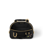 Louis Vuitton x TM Alma BB in Black - interior view | MOAH