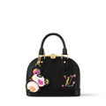 Louis Vuitton x TM Alma BB in Black - front view | MOAH