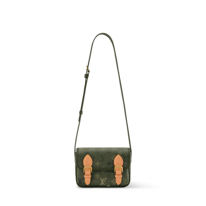 Louis Vuitton Satchel Wearable Wallet - Khaki front view