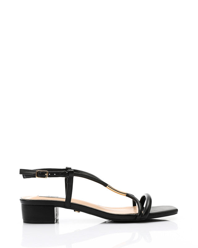 Strappy Mid Heel Sandal