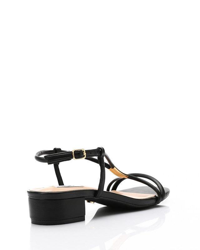 Strappy Mid Heel Sandal