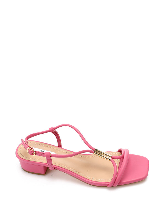 Strappy Mid Heel Sandal