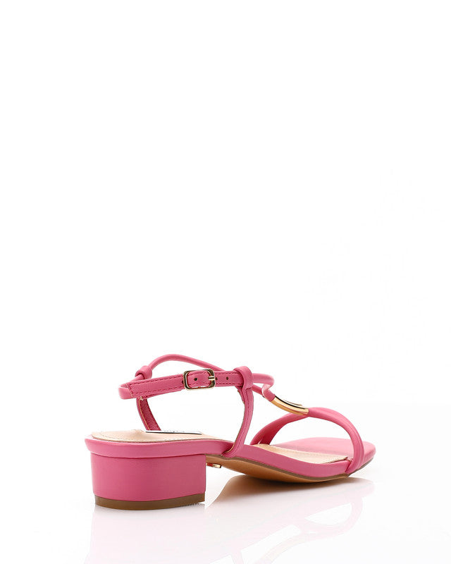 Strappy Mid Heel Sandal