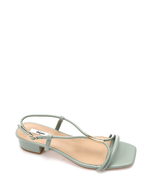 Strappy Mid Heel Sandal