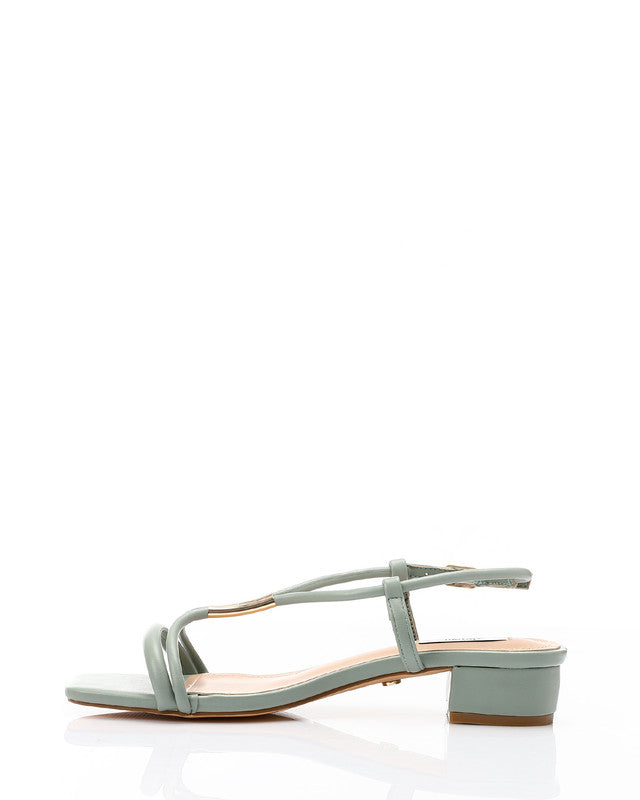 Strappy Mid Heel Sandal