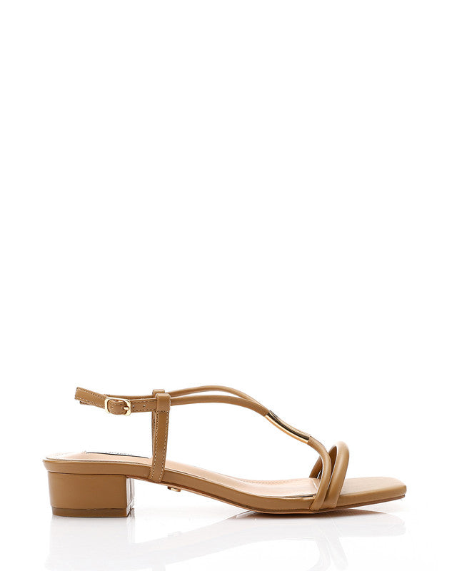 Strappy Mid Heel Sandal