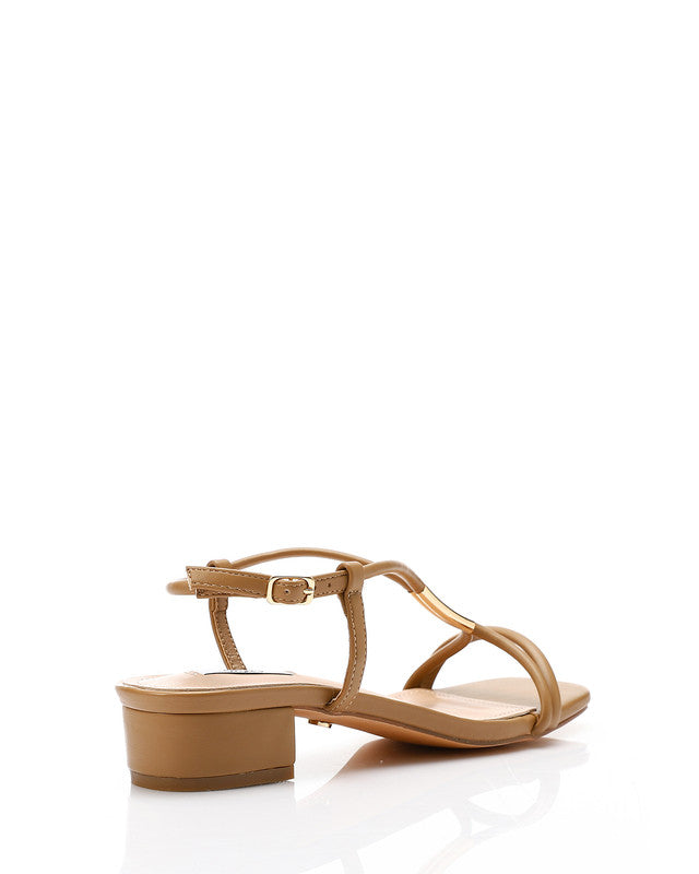 Strappy Mid Heel Sandal