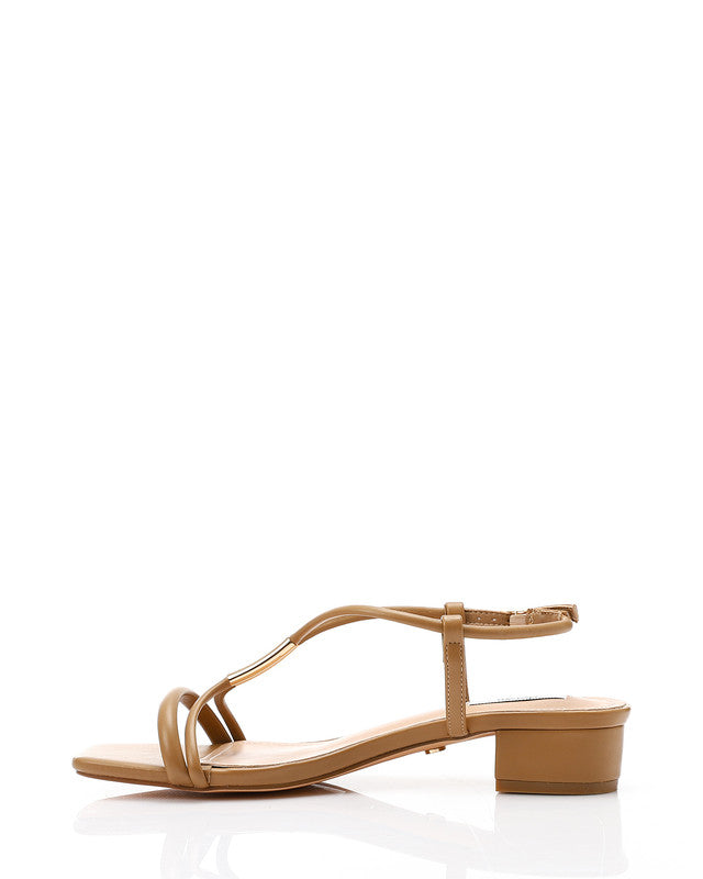 Strappy Mid Heel Sandal