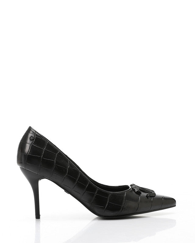 Patterned High-Heeled Pump