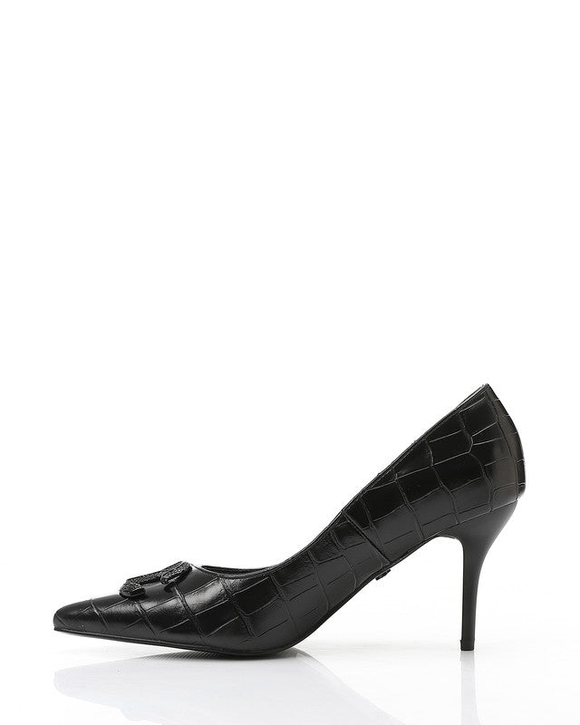 Patterned High-Heeled Pump