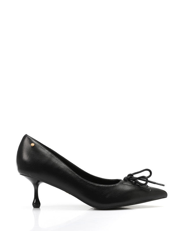 Leather Plain Stylish Heels