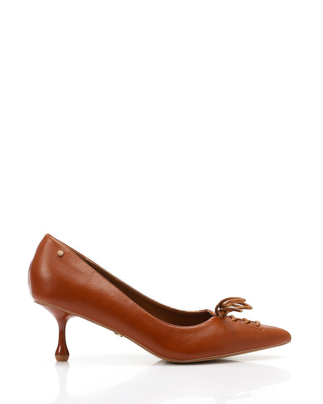 Leather Plain Stylish Heels