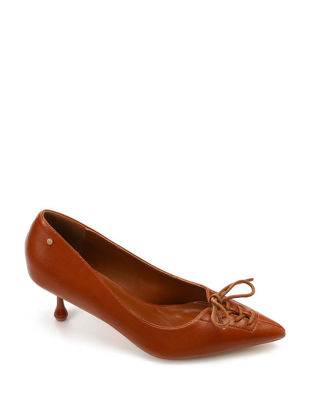 Leather Plain Stylish Heels