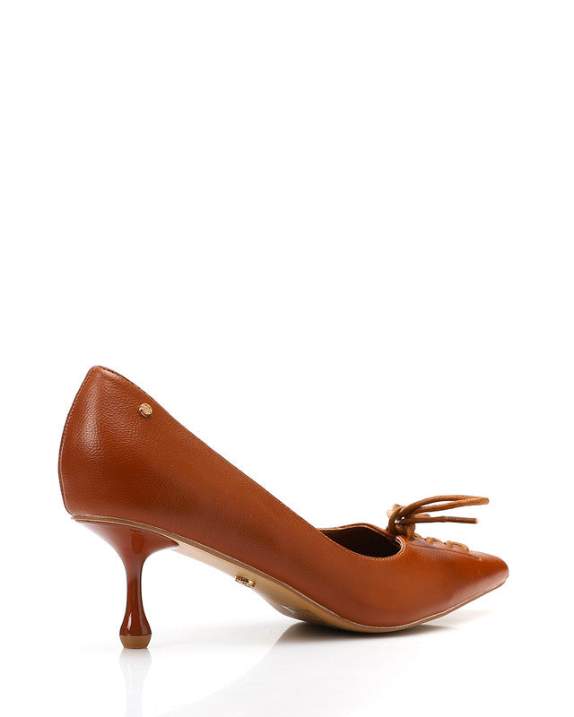 Leather Plain Stylish Heels