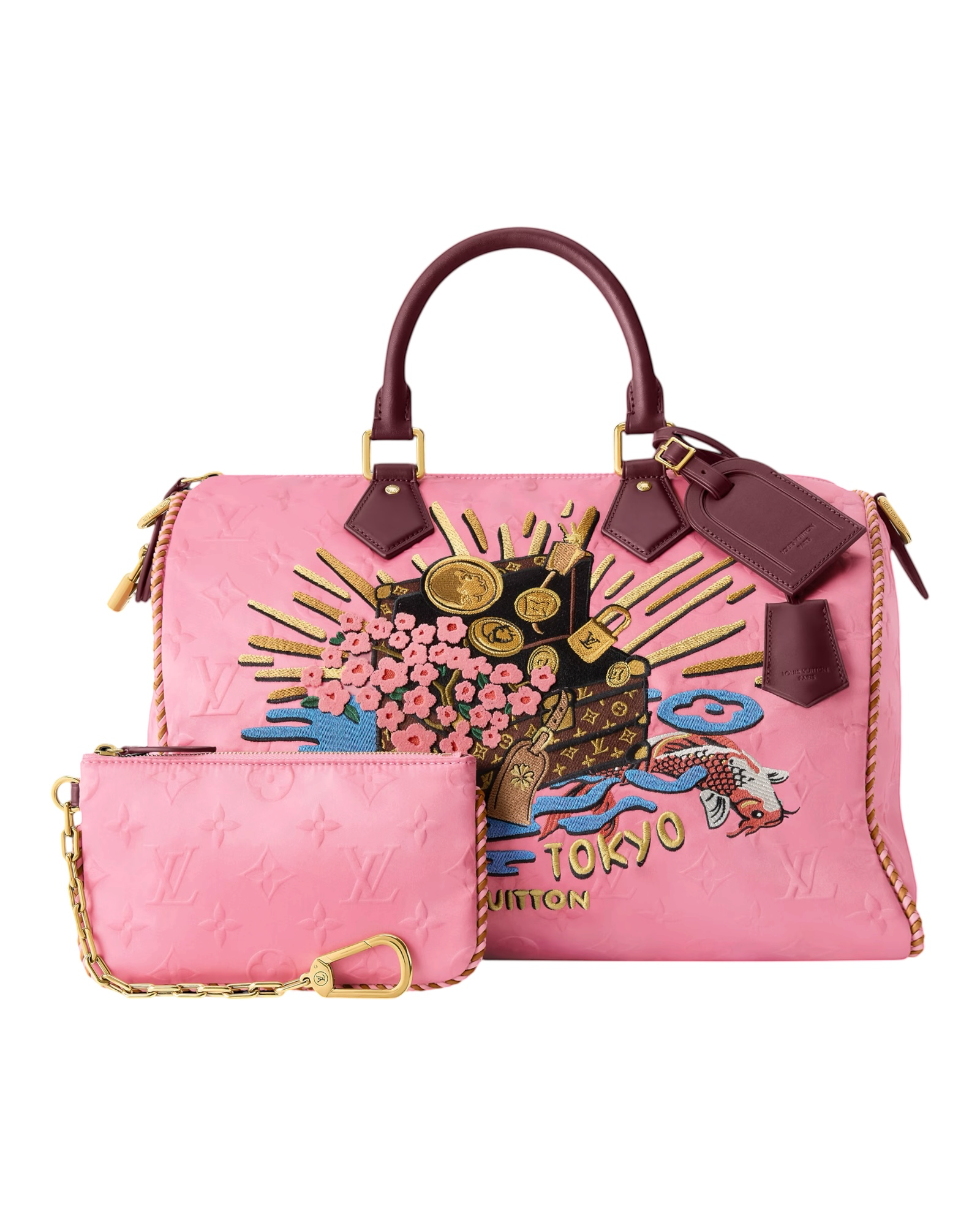 Louis Vuitton Speedy P9 Bandoulière 40 in Pink - image 1 | MOAH