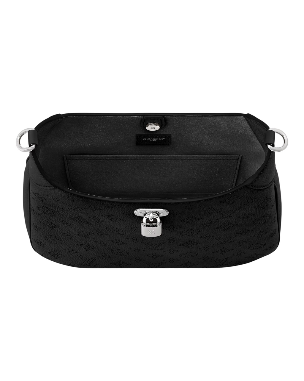 Louis Vuitton All Around MM Mahina - Black in Black - image 3 | MOAH