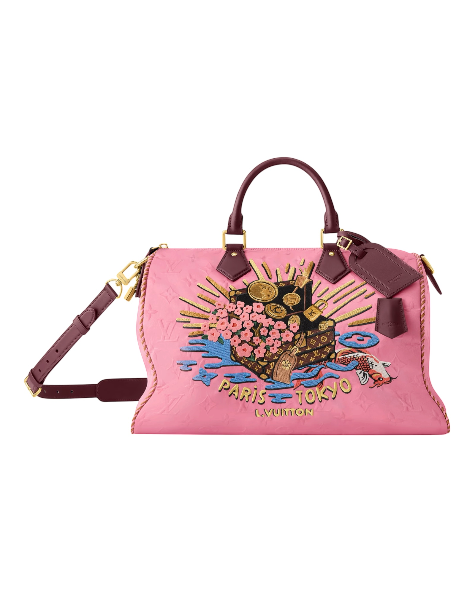 Louis Vuitton Speedy P9 Bandoulière 40 in Pink - image 3 | MOAH