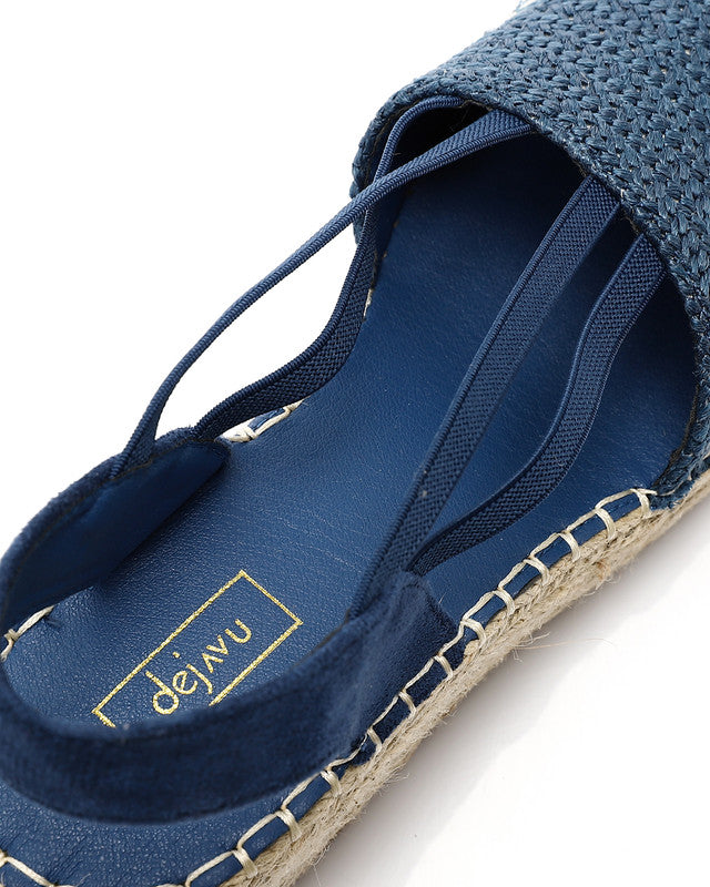 Round Toecap Heeled Wedge