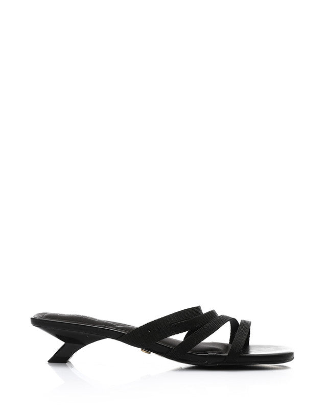 Toecap Mid Heel Slipper
