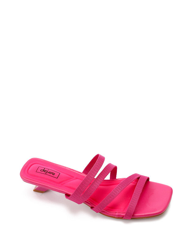 Toecap Mid Heel Slipper