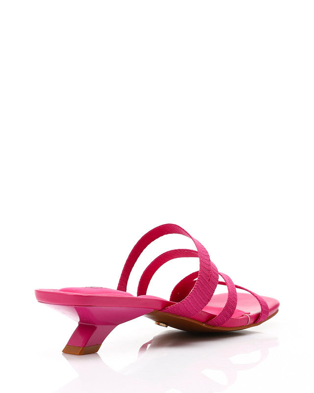 Toecap Mid Heel Slipper
