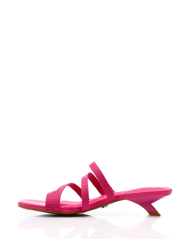 Toecap Mid Heel Slipper