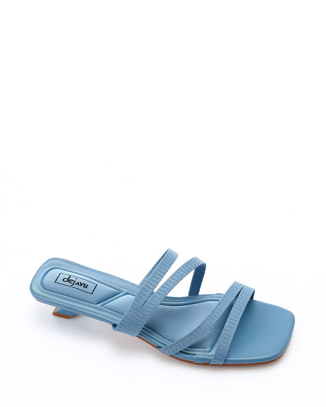 Toecap Mid Heel Slipper