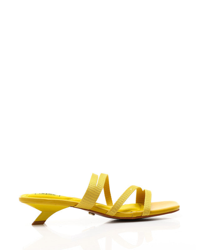 Toecap Mid Heel Slipper