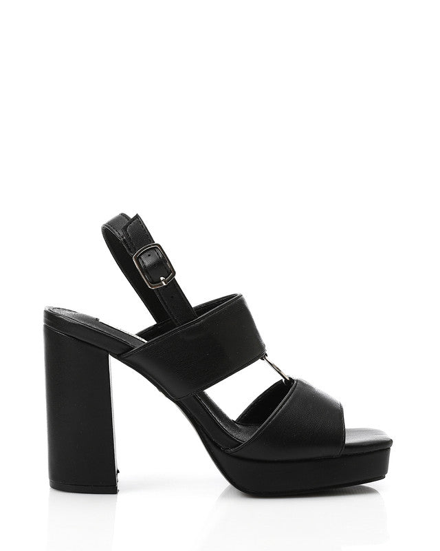 Square Open Toe Shape Sandal
