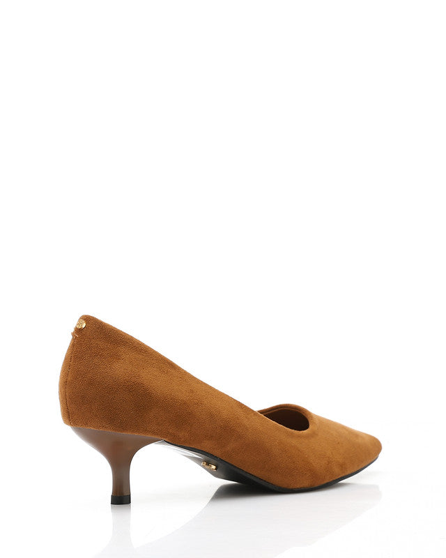 Formal Leather Plain Heels