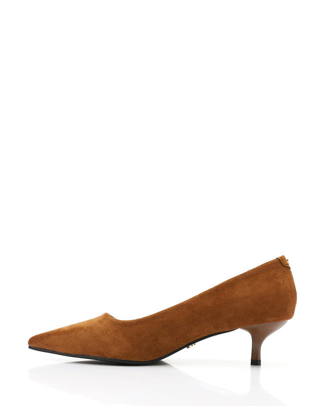 Formal Leather Plain Heels