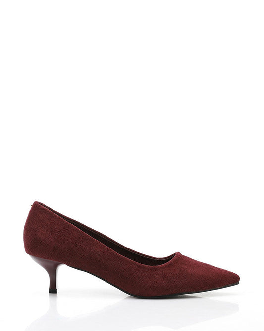 Formal Leather Plain Heels