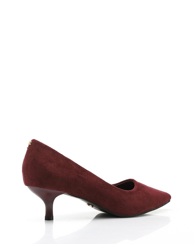 Formal Leather Plain Heels
